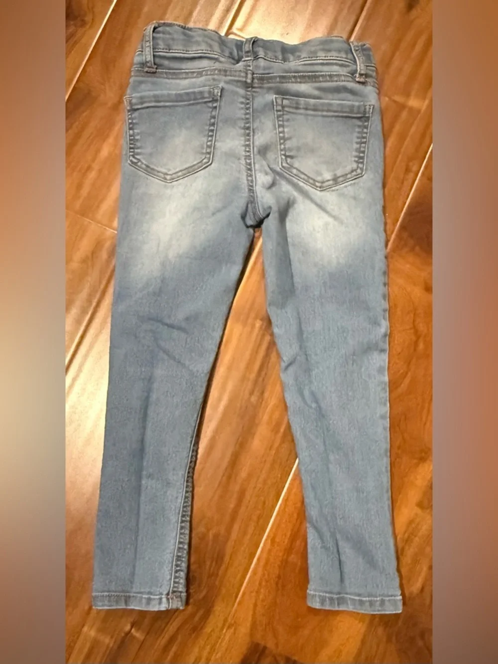 Revery Kids - Light Blue Kids Denim Jeans - Mid Rise Skinny - Picture 2 of 5